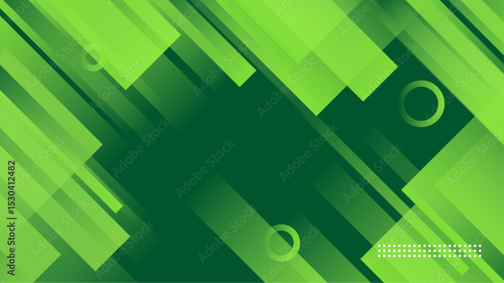 Poster abstract green background design layout design