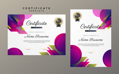 Classic Style Appreciation Certificate Art