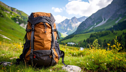 Hiking backpack, Generated image