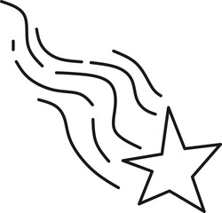 Shooting Star Doodle