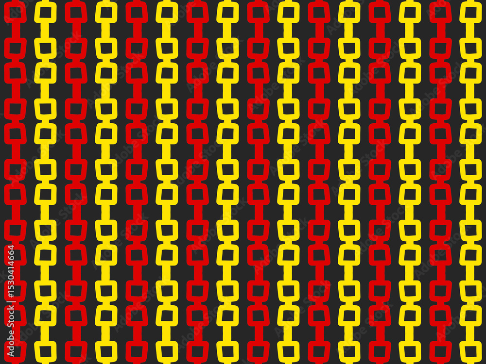 Poster seamless pattern of the elements of chain