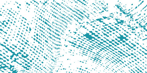 Transparent Vector Gradient Blue Color Halftone Background Staggered Dots Pattern modern dotted background