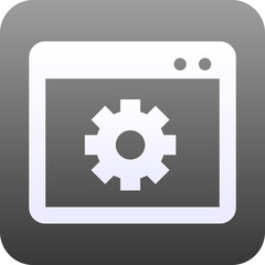 Web Optimization Icon - SVG Line Style