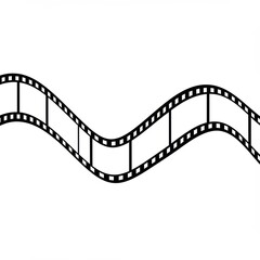 Stock footage filmstrip illustration vector graphic background