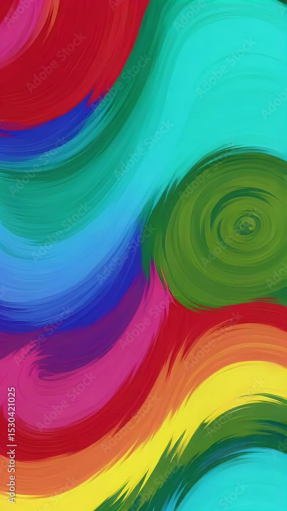 Poster vibrant abstract background colorful swirl rainbow texture pattern design