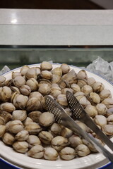 조개가 가득한 뷔페, 해산물 파티