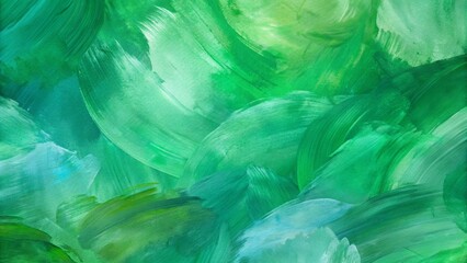 Abstract Green Oil Paint Texture – Artistic Brush Stroke Background for Ads, Marketing, Decoration, Wallpaper, and Branding Design (High-Resolution)