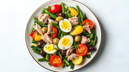 Tuna Niçoise Salad Composition