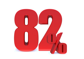 82 Percent off 3d Sign on White Background, Special Offer 82% Discount Tag, Sale Up to 82 Percent Off,big offer, Sale, Special Offer Label, Sticker, Tag, Banner, Advertising, offer ... See More 