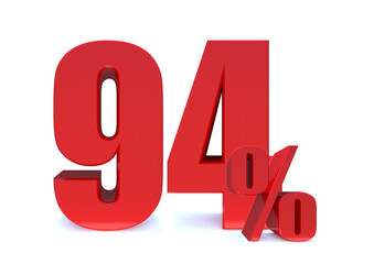 94 Percent off 3d Sign on White Background, Special Offer 94% Discount Tag, Sale Up to 94 Percent Off,big offer, Sale, Special Offer Label, Sticker, Tag, Banner, Advertising, offer ... See More 