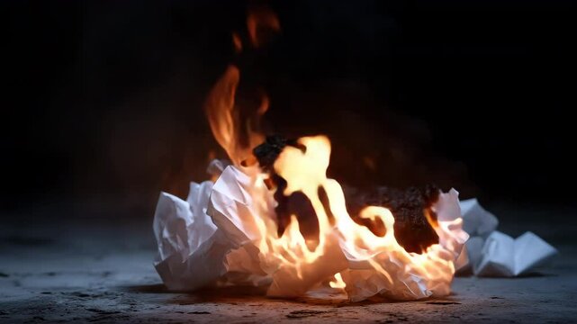 Burning Document