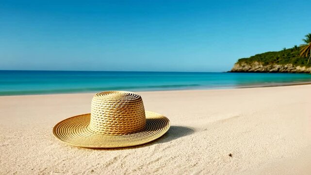 Summer Beach Hat: Relaxation and Sunshine