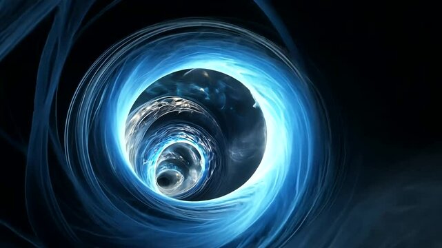 Abstract swirling vortex design