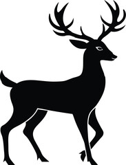 Deer Vector Art, Deer Icon Clipart
