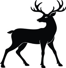 Deer Vector Art, Deer Icon Clipart