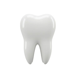 Fototapeta premium Dental care tooth illustration for healthy teeth and oral hygiene on transparent background