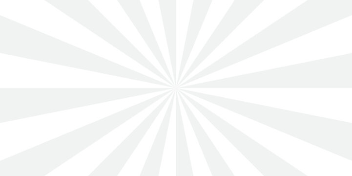 sunburst pattern white and gray design. Vintage sunrays illustration swirl line. sun beam vector banner design pop art comic burst gradient concept pattern.	
