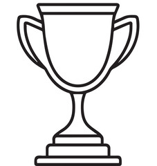 Shiny golden champion trophy cup 3D isolated for sport winner award achievement illustration
