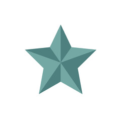 A vibrant star illustration with a smooth gradient, ideal for digital design projects