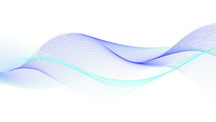 Abstract flowing lines in cool tones. Gentle, undulating light blue gradient.