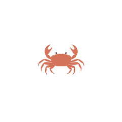 Animated crab character dancing joyfully against a plain white background