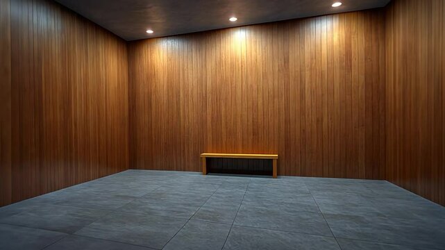 Minimalist Wooden Room Interior Design