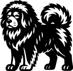 Tibetan Mastiff.eps