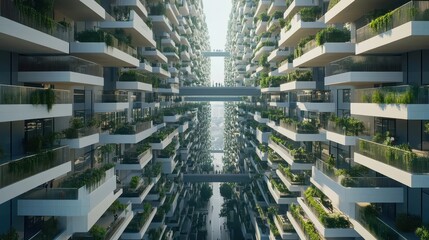 Vertical Green Living: Skybridge Apartments