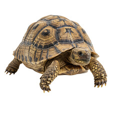 Obraz premium Stunning Leopard Tortoise: Close-Up Photograph