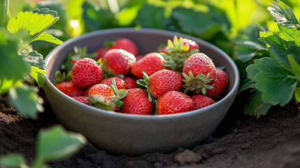 Close up Shot of Fresh Strawberries background 2025