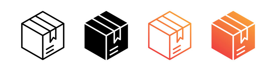 Product Multiple Style Icon Set Vector 