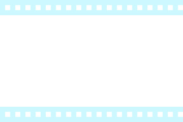 フィルム柄フレーム青