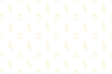 音符パターン黄色
