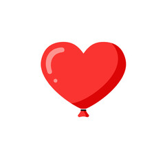 Animated heart symbolizing love and affection, set against a simple white background