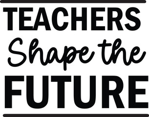 World Teacher's Day SVG Typography Design
