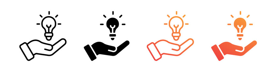 Opportunity Multiple Style Icon Set Vector 