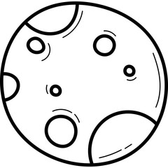 Full Moon Doodle