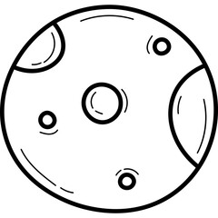 Full Moon Doodle