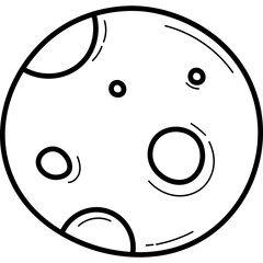 Full Moon Doodle