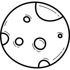 Full Moon Doodle