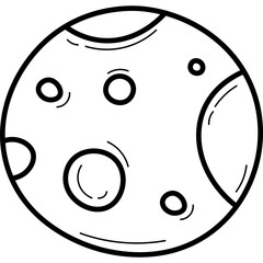 Full Moon Doodle