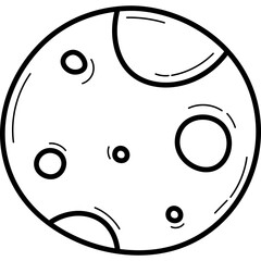 Full Moon Doodle