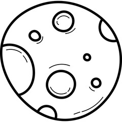Full Moon Doodle