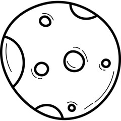 Full Moon Doodle