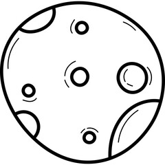Full Moon Doodle