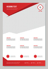 Corporate identity template with business card