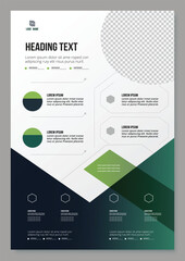 Corporate identity template with business card