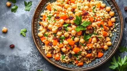 Moroccan Couscous Veggie Dish