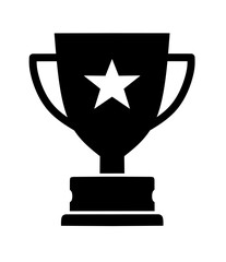 trophy icon vector with trendy design. champion icon