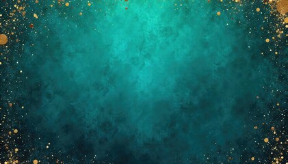A luxurious teal and gold textured background  Perfect for invitations, websites, or branding projects  Rich, opulent tones create a sophisticated aesthetic  , opulent, art, interior